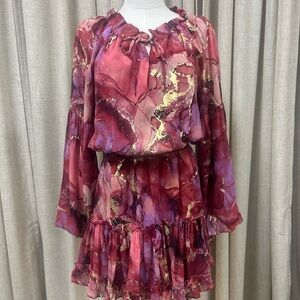 Buddy Love Pink and Purple Dress - NWT